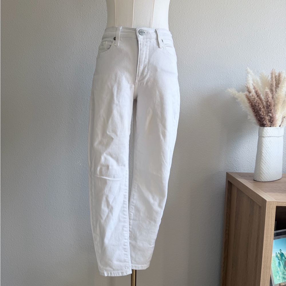 Banana Republic White Straight-Leg Women's Jeans